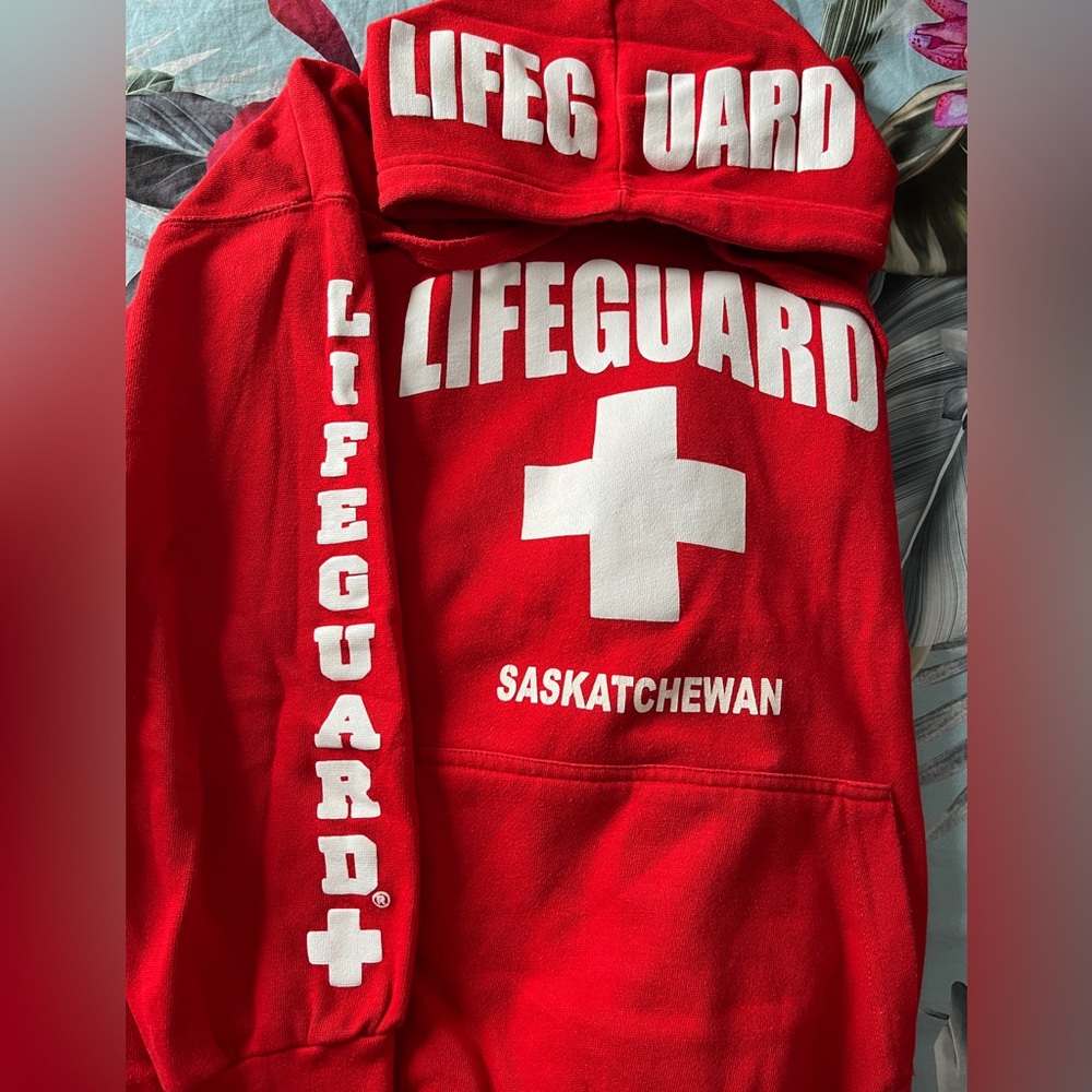 Lifeguard Hoodie Saskatchewan Size Large
